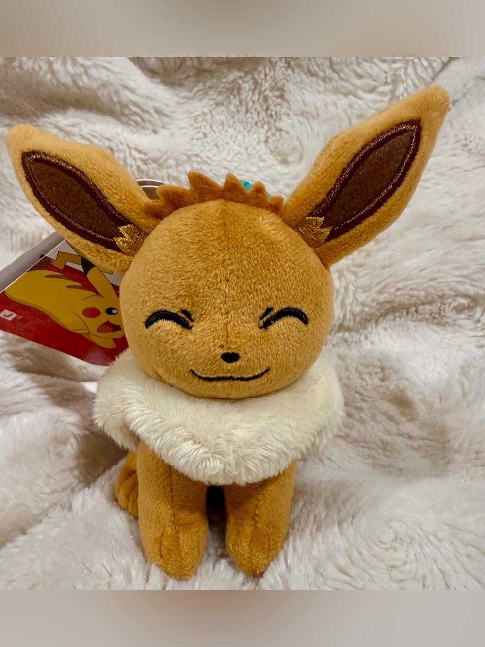 Jazwares Pokemon Eevee 3.5-in Clip-on Plush